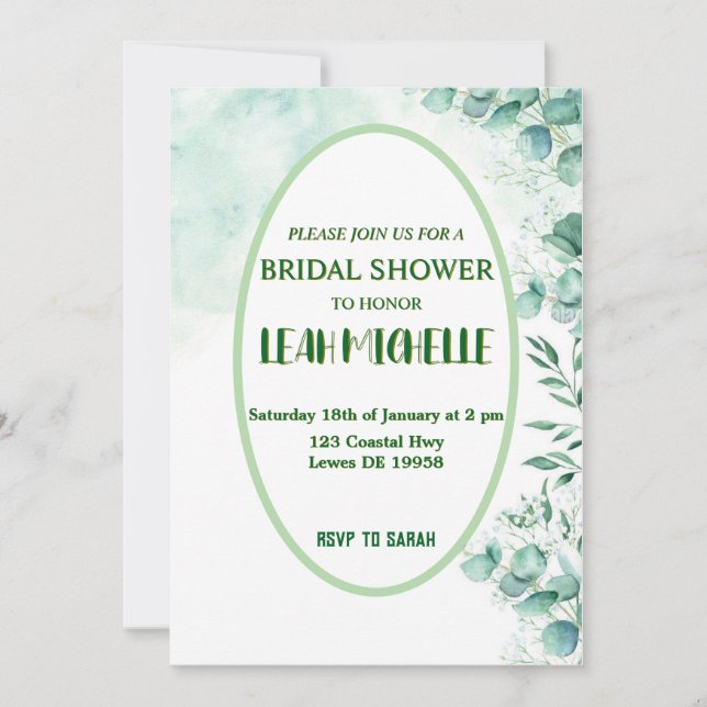 Happy Healing Invitation (Front)