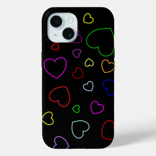Happy Hearts 2 - Colourful - Cute Girly Case -