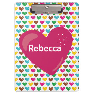 Happy Hearts Clipboard