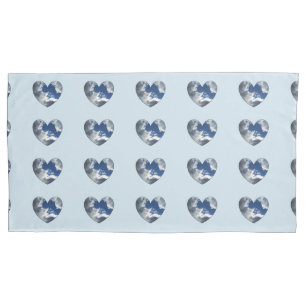 Happy Hearts King-size Pillowcase