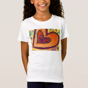 Happy Hearts Love Artwork Painting T-Shirts