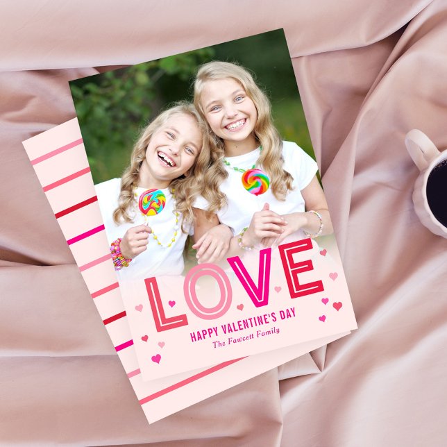 Happy Hearts Valentine's Day Photo Card (Creator Uploaded)