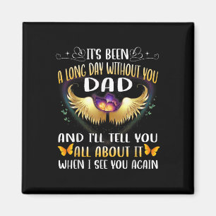 Happy Heavenly Birthday Father In Heaven Memorial Magnet
