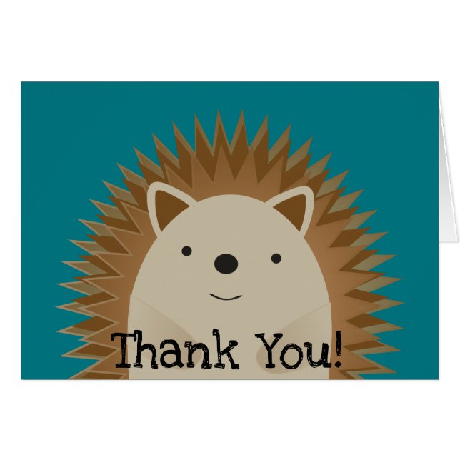 Happy Hedgehog (Front Horizontal)