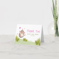 Happy Hedgehog Garden Party Baby Shower