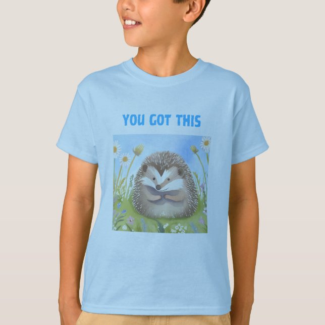 Happy hedgehog T-Shirt (Front)