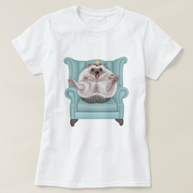 Happy Hedgehog T-Shirt (Design Front)