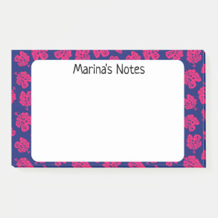 Happy Hibiscus Flower Personal Post-it® Notes