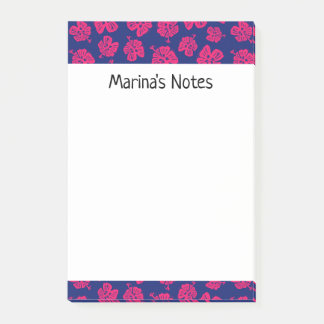 Happy Hibiscus Flower Personal Post-it® Notes