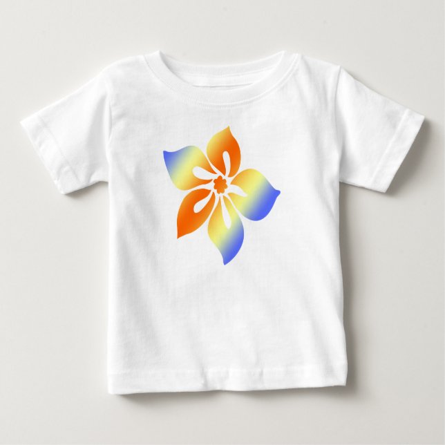 Happy Hibiscus Toddler Tee (Front)
