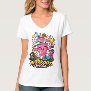 Happy HIIT Smoothie Champion Workout Completed Car T-Shirt