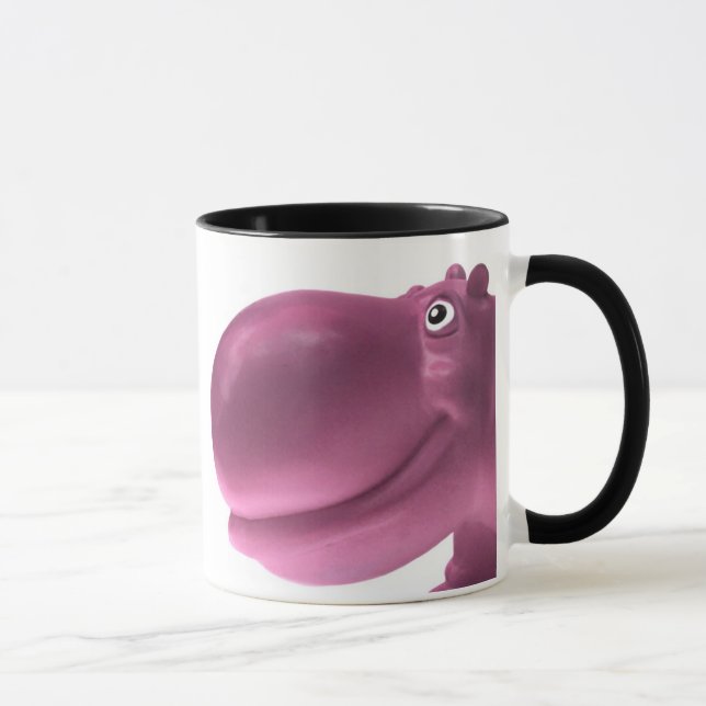 Happy Hippo Pink Mug (Right)