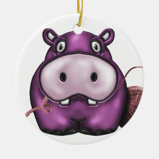 happy hippo products ceramic tree decoration