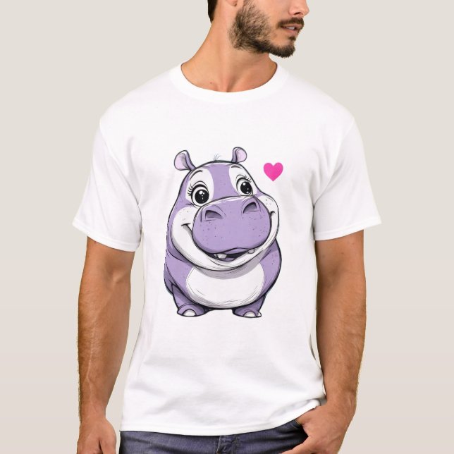 Happy Hippo T-Shirt (Front)