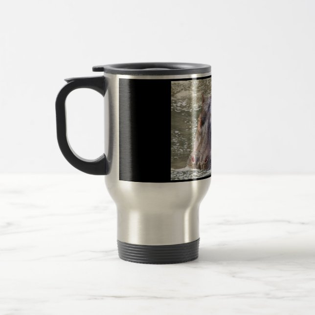 Happy Hippo Travel Mug (Left)