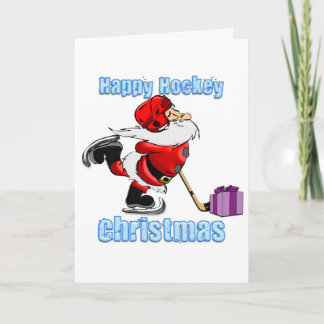 Happy Hockey Christmas Card