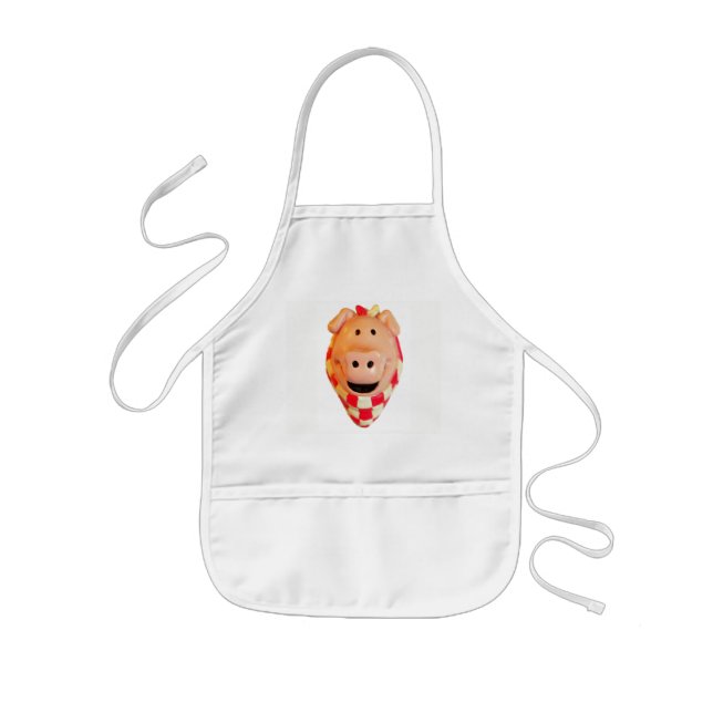 Happy Hog Kids Apron (Front)