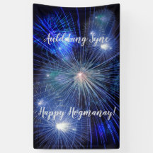 Happy Hogmanay Auld Lang Syne Fireworks