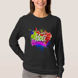 Happy Holi 2022 India Colours Spring Festival Hind T-Shirt