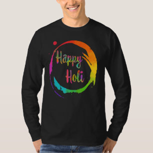 Happy Holi Colourful Colours India Dance Hindu Fes T-Shirt