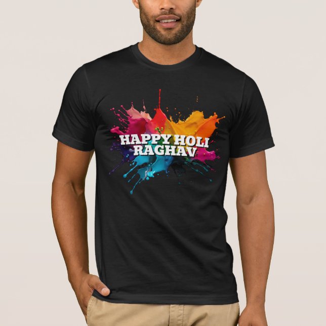 Happy Holi Colourful Splash | Celebration of India T-Shirt (Front)