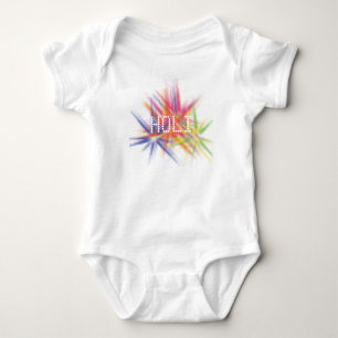 Happy Holi, festival of colours, holi hai Baby Bodysuit