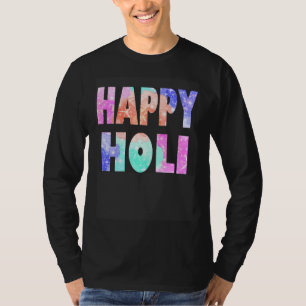 Happy Holi Festival Outfit for Women Kids Men Fami T-Shirt
