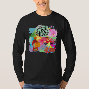 Happy Holi Festival Powder 2022 India Colours Hind T-Shirt