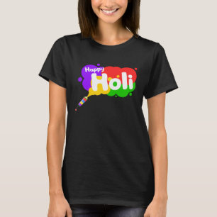 Happy Holi For Women Men Kids Colorful India Hindu T-Shirt