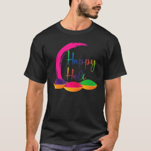 Happy Holi For Women Men Kids Colour India Hindu 1 T-Shirt