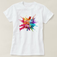 Happy Holi For Women Men Kids Colour India Hindu