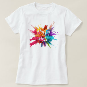 Happy Holi For Women Men Kids Colour India Hindu  T-Shirt