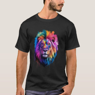 Happy Holi Indian Festival Of Colours animal face  T-Shirt