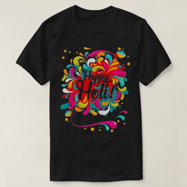 Happy Holi T-shirt  Gift for Indians Tank Top (Design Front)