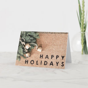 HAPPY HOLIDAY-BE MERRY AND BRIGHT CARD