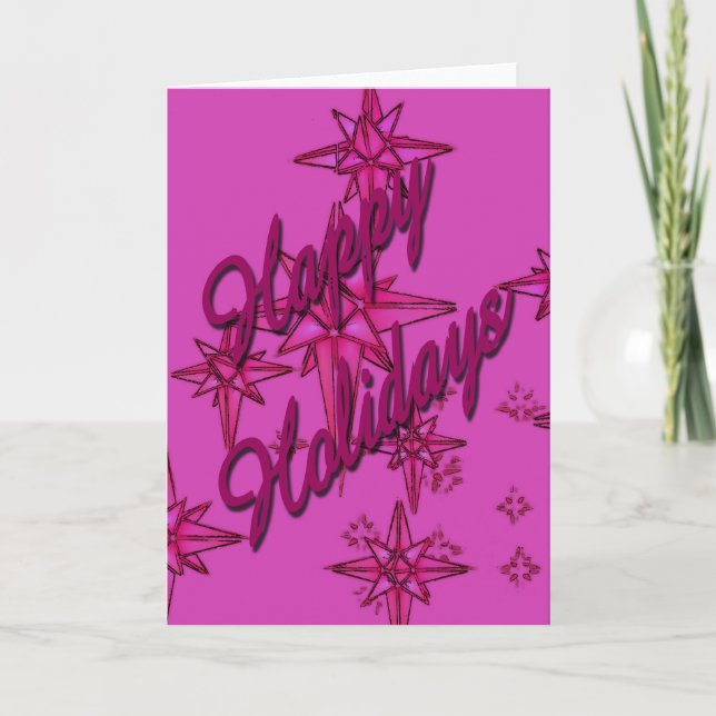happy holiday card (Front)