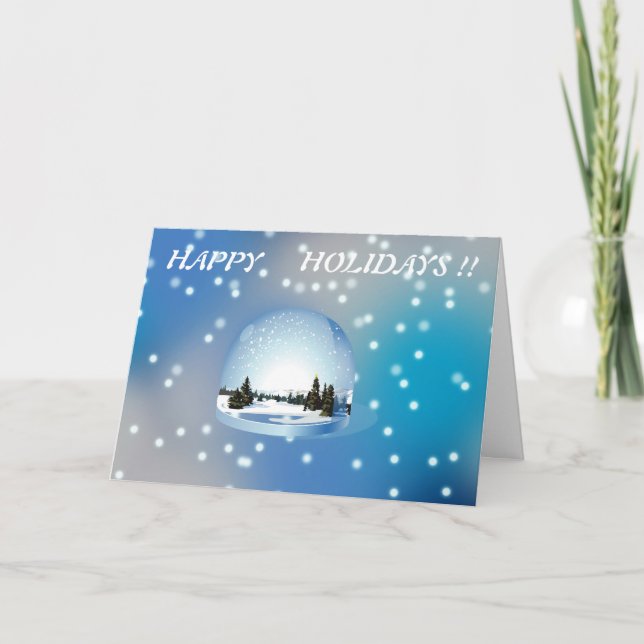 Happy Holiday Card!! Card (Front)