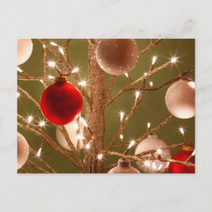 Happy Holiday - Christmas Ornaments Postcard