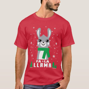 Happy Holiday - Fa La Llama Premium T-Shirt
