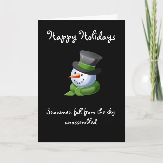 Happy Holiday Greeting Card (Front)