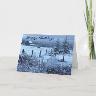 Happy Holiday Greetings Card