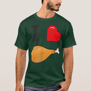 Happy Holiday I Love Turkey Leg Carnival And Fair  T-Shirt