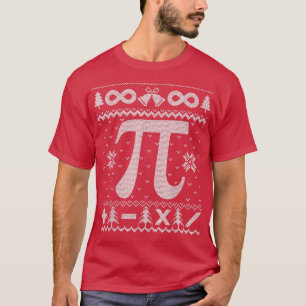 Happy Holiday Math Bi Lover Funny Ugly Christmas T-Shirt