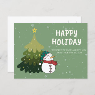 Happy Holiday Postcard