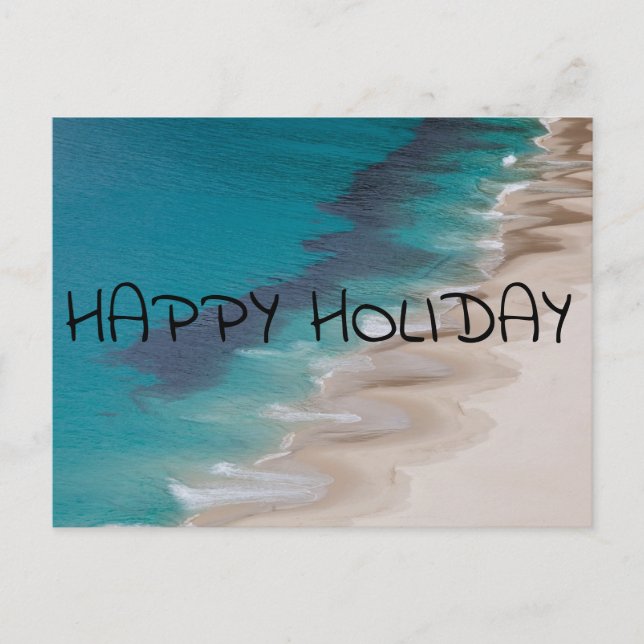 happy holiday postcard (Front)