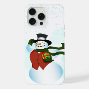 Happy Holiday Snowman iPhone 15 Pro Max Case