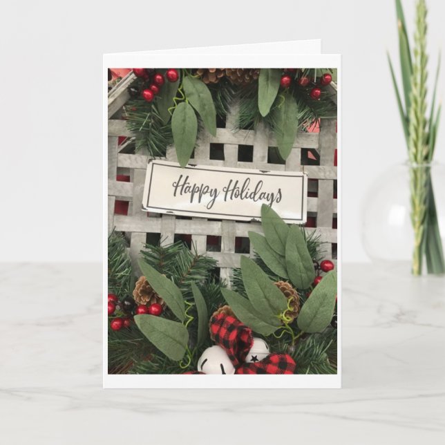 ****HAPPY HOLIDAY** SPECIAL TIME OF YEAR CHRISTMAS HOLIDAY CARD (Front)