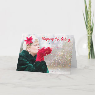 Happy Holiday Thank You Note Card