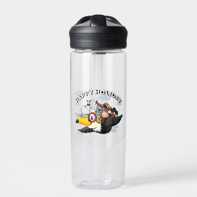 Happy Holiday | Water Bottle (Front)