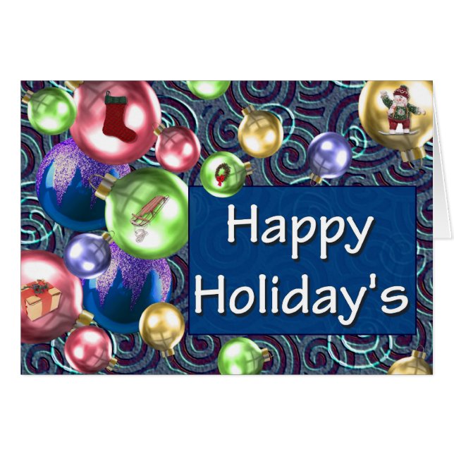 Happy Holiday's (Front Horizontal)